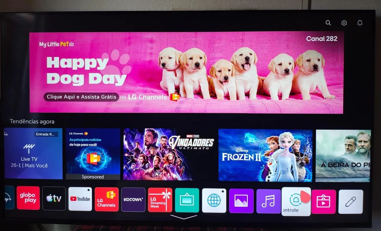 TV Smart 55 polegadas LG impecável 1699 - Foto 3