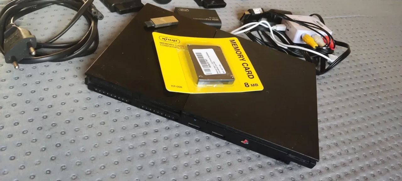 PS2, Controle sem Fio e Jogos . - Foto 5