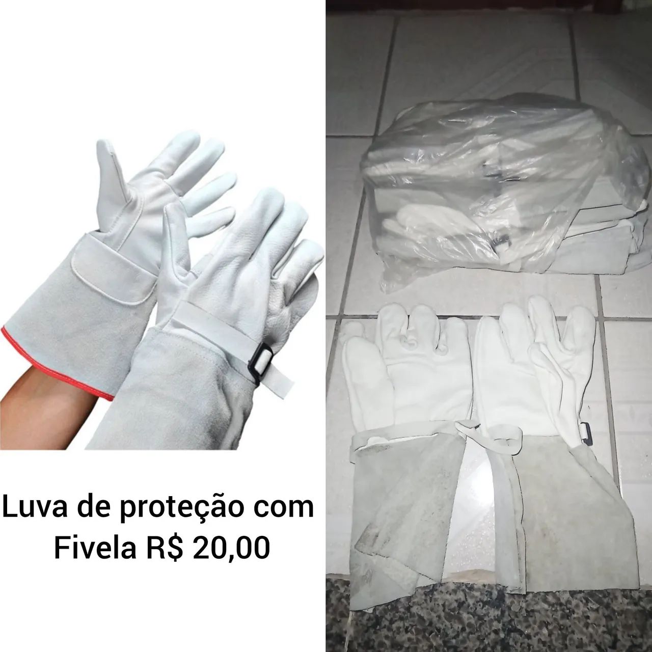 Luva de raspa - Foto 2