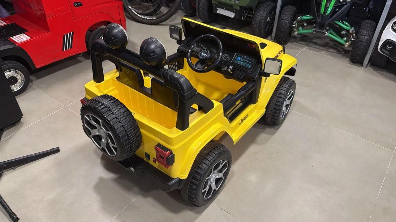 Carrinho elétrico Jeep 12v original licenciado