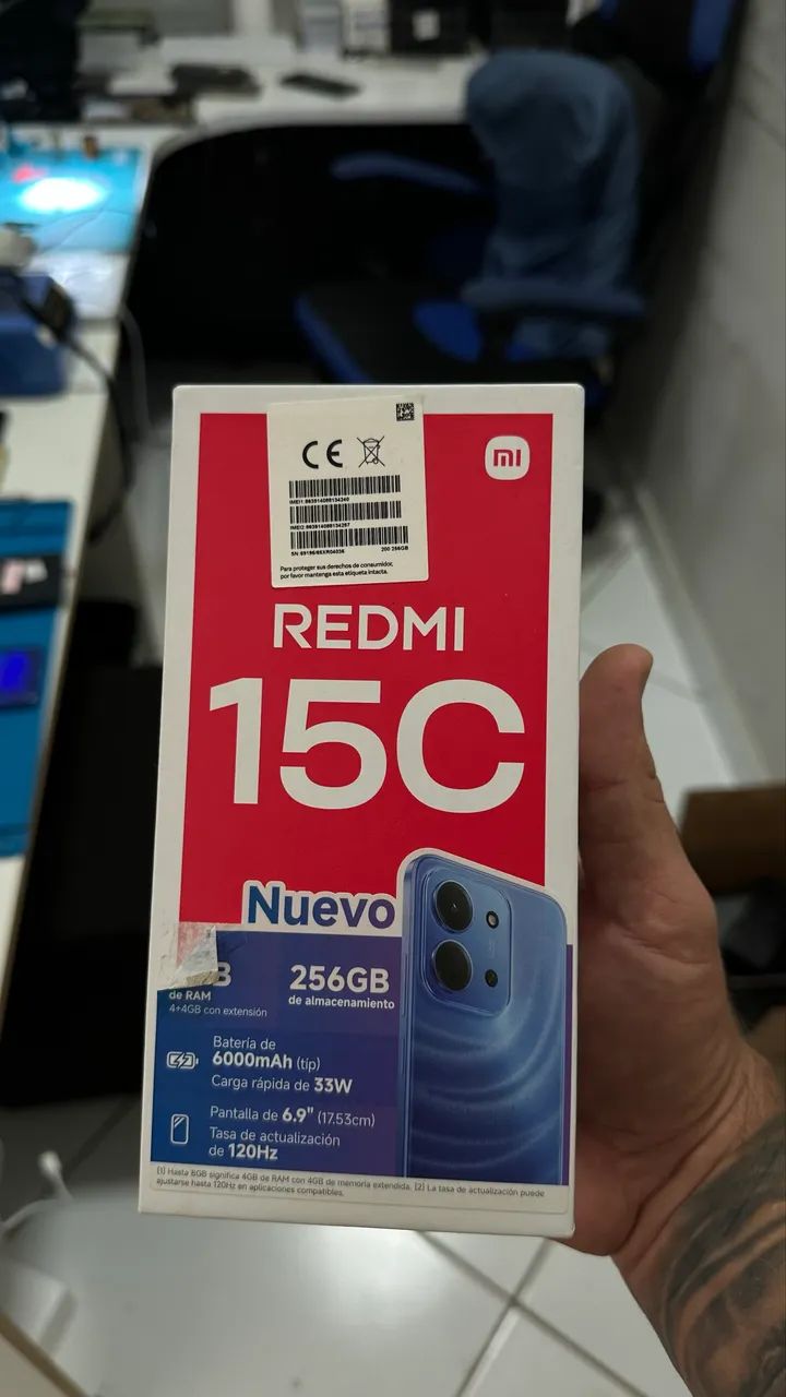 Redmi note 15C 256gb, na caixa 