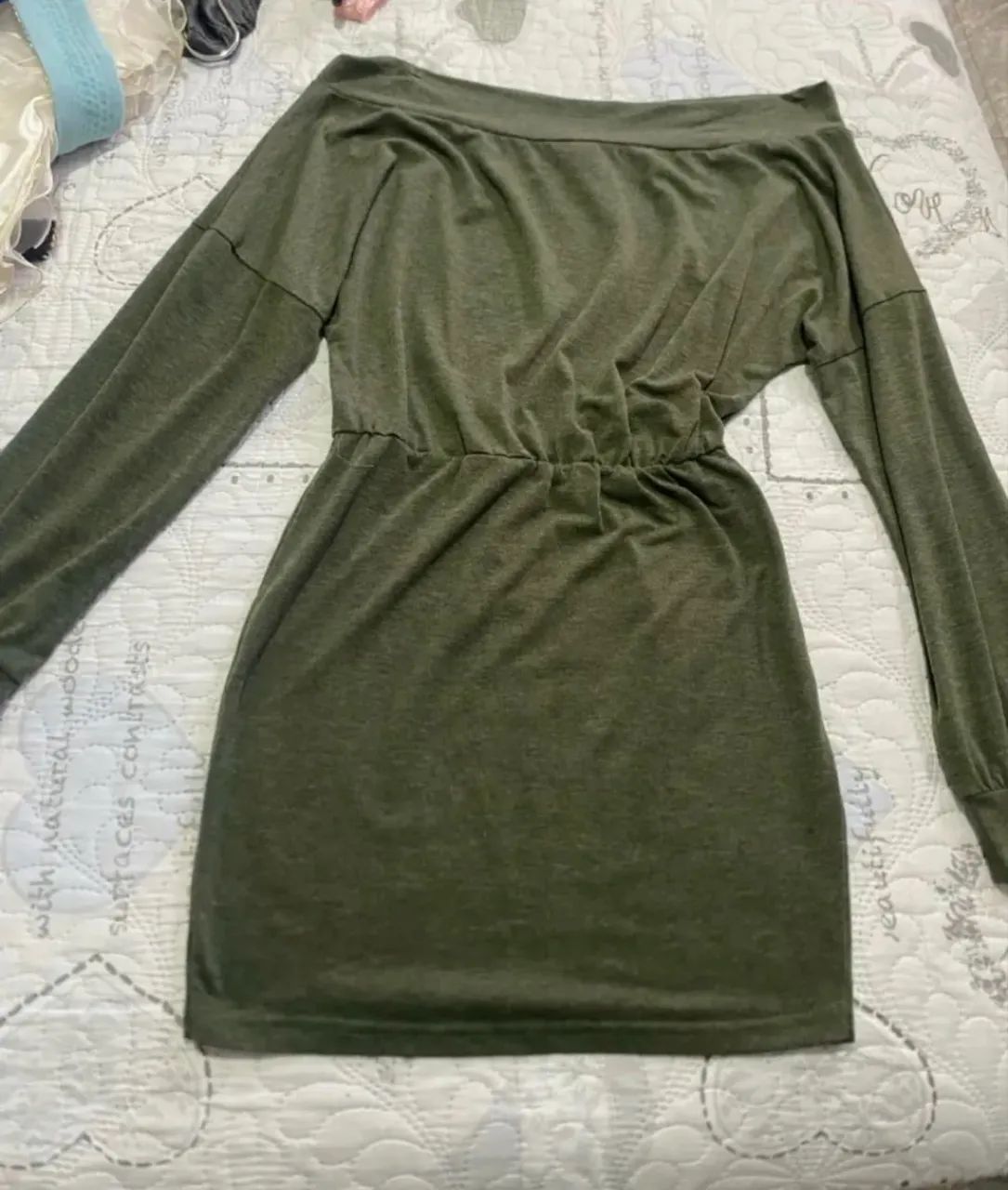 Vestido verde- Tamanho G  - Foto 3