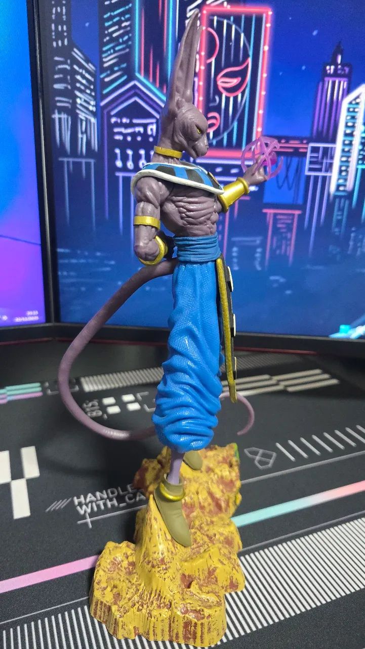 Boneco Bills (Beerus) Dragon Ball 30cm em PVC de alta qualidade (fotos reais) - Foto 2