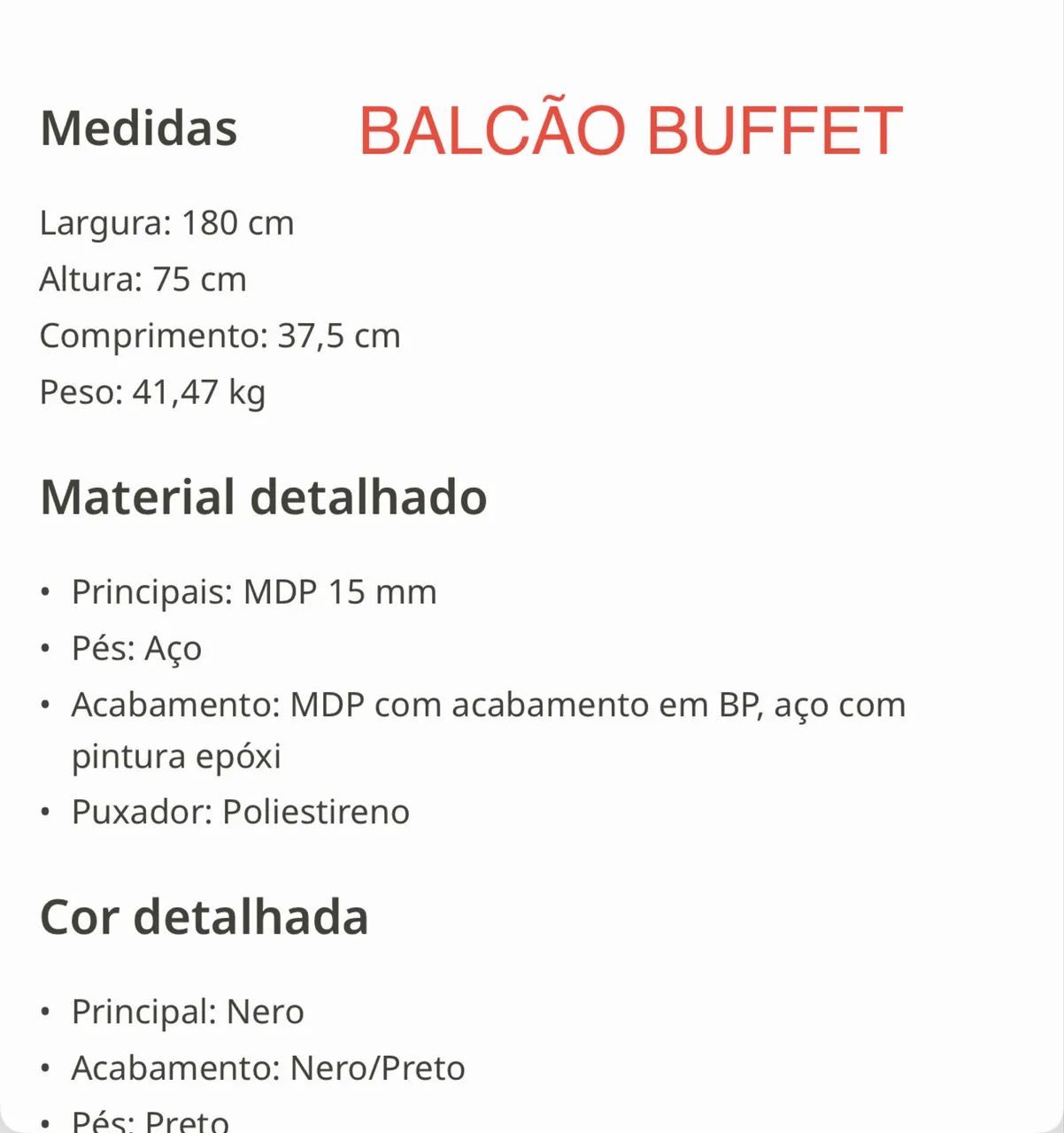 Vendo Buffet  - Foto 4