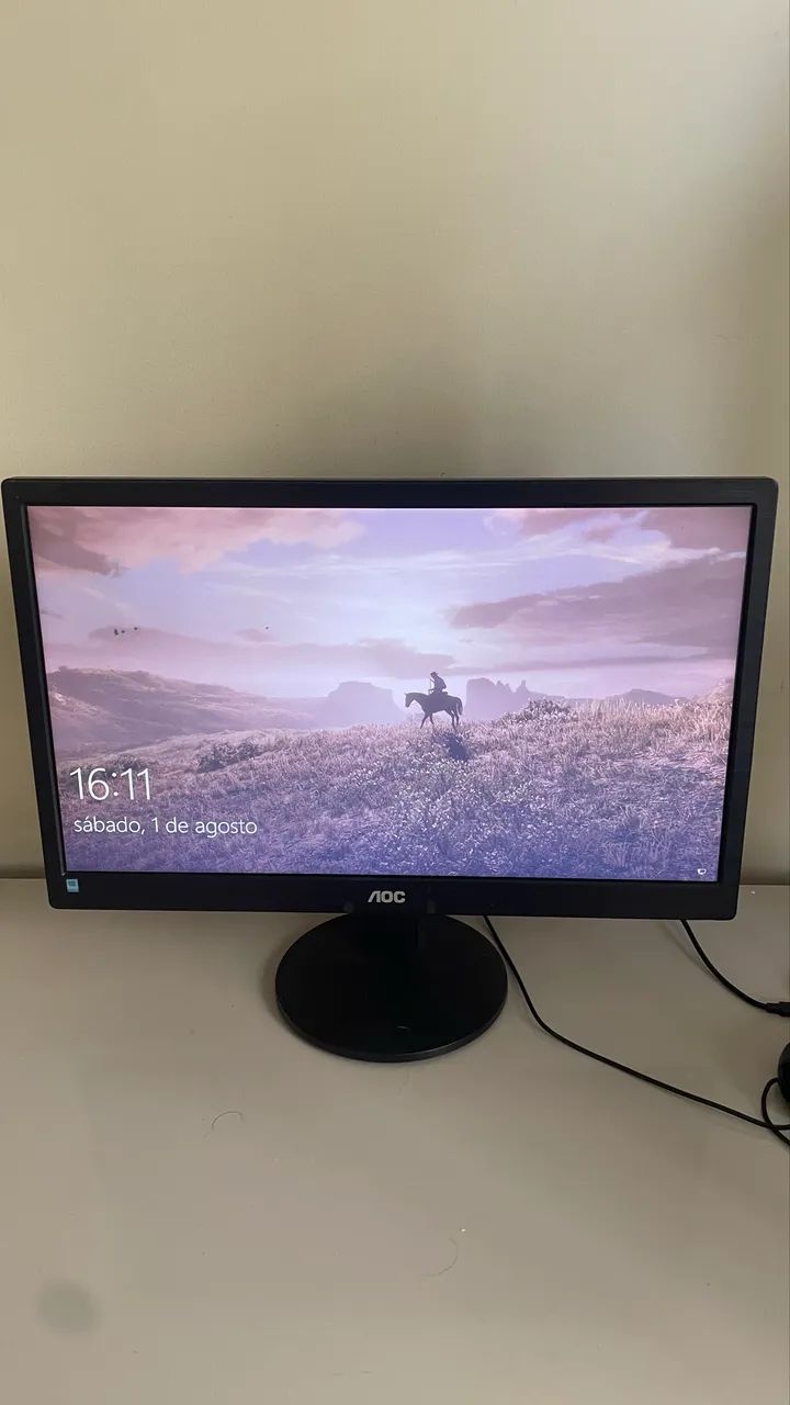 Monitor AOC E970SWNL 18,5? LED - Excelente Estado