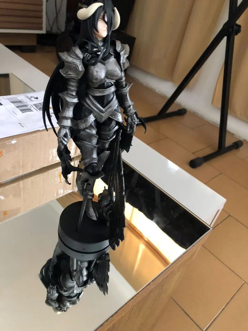 Dois animes estátua Albedo, do anime Overlord. - Foto 2
