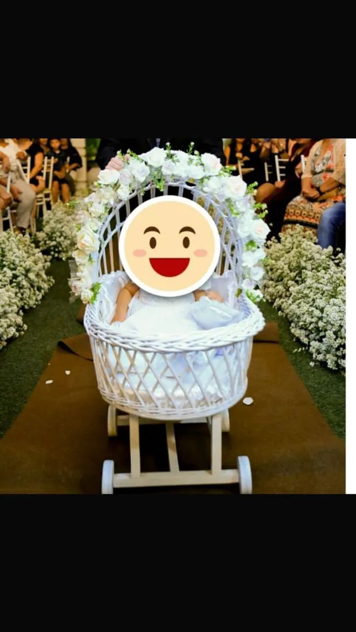Aluguel de carrinho em vime para casamentos e eventos  - Foto 4