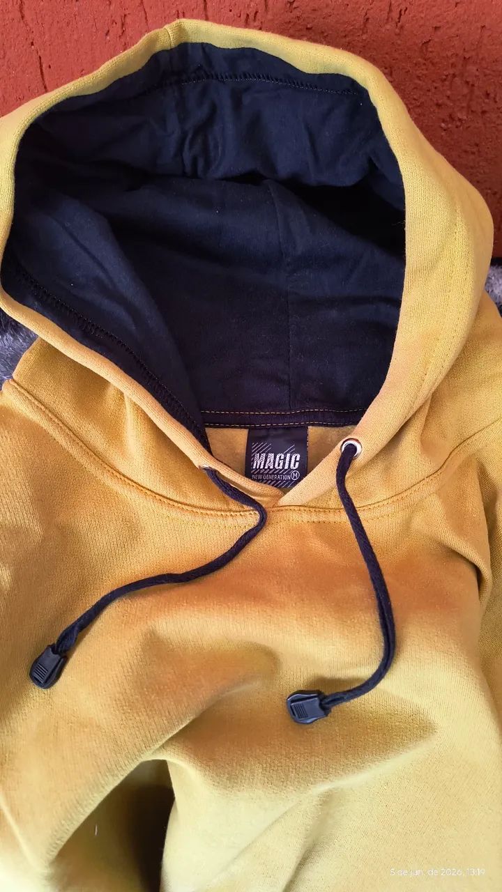 Blusa Moletom Canguru Yellow tamanho M excelente  - Foto 4