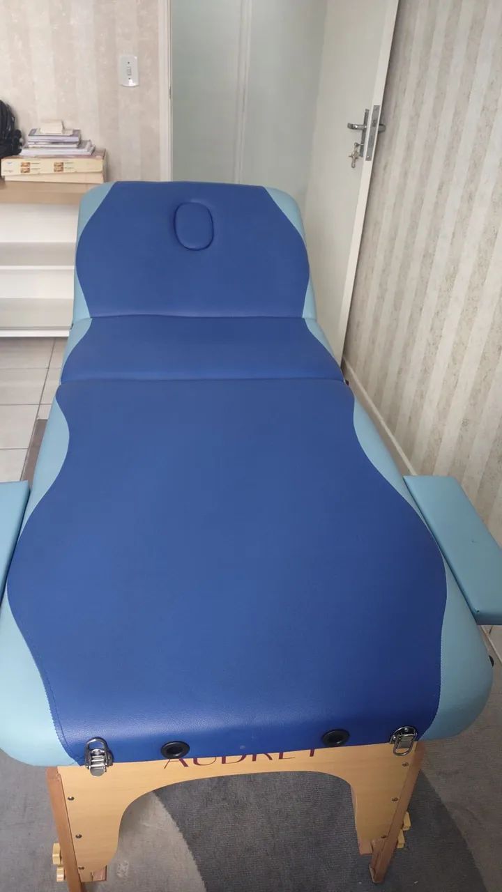Kit Estética Audrey: Maca Pro 2, 4 peças Azul Usado - Foto 4