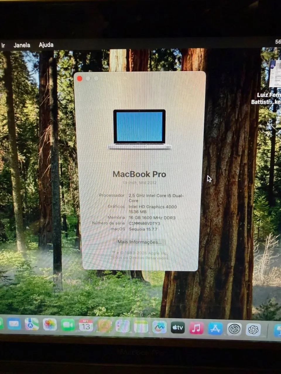     MacBook Pro 13,3? Mid 2012 - Foto 5
