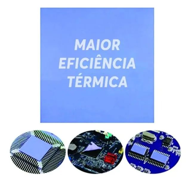 Thermal Pad 10cm X 10cm 3mm de espessuras - Foto 5