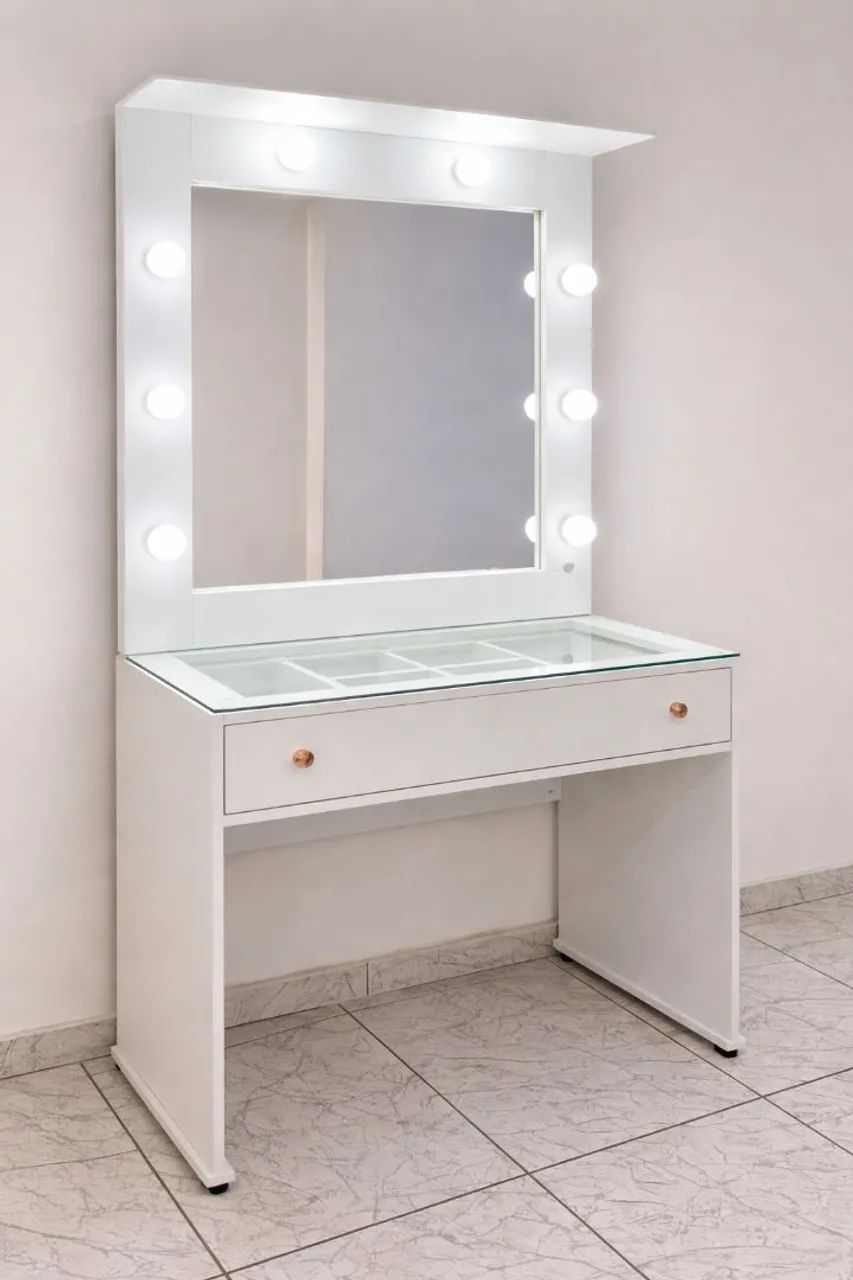  CAMARIM,  MESA, PENTEADEIRA, COM ESPELHO ILUMINADO NOVA
