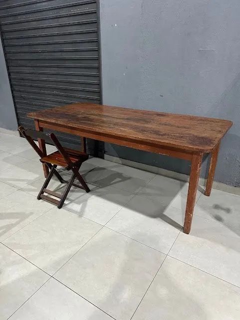 MESA DE MADEIRA ANGELIM PEDRA 