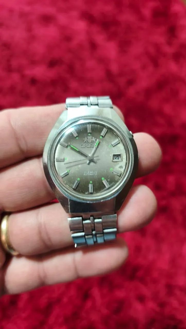 Relógio Orient Automático Vintage Prata - Foto 4