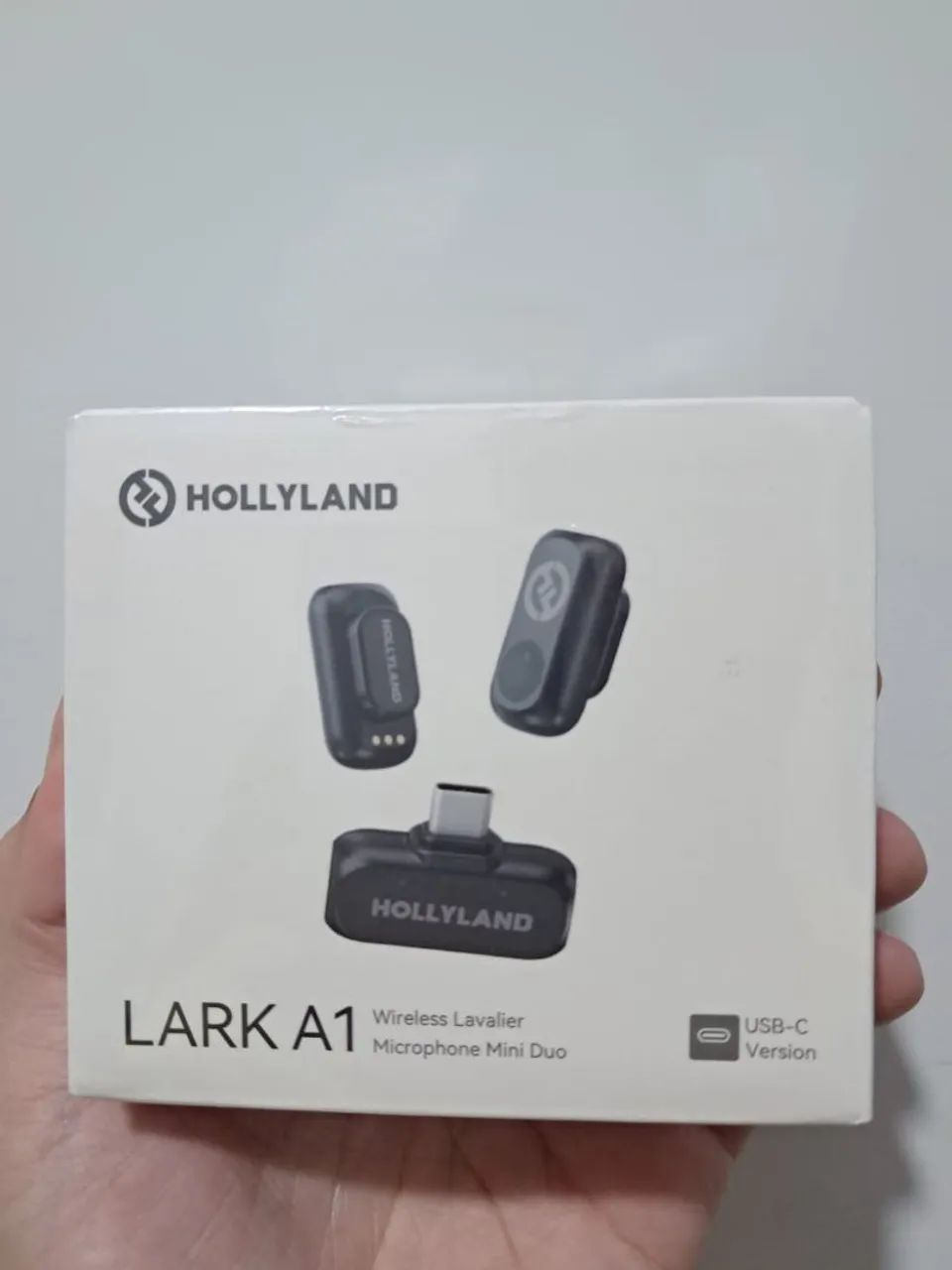 Microfone Lapela Sem Fio Hollyland Lark A1 Mini Duo USB-C - Lacrado - Foto 4