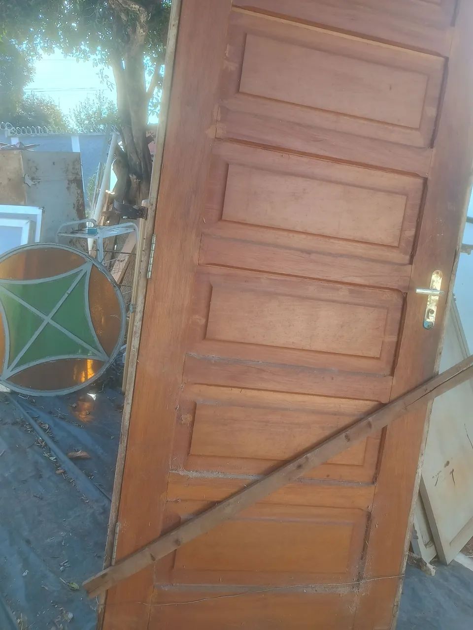 PORTA COM ALMOFADA DUPLA COMPLETA - Foto 3