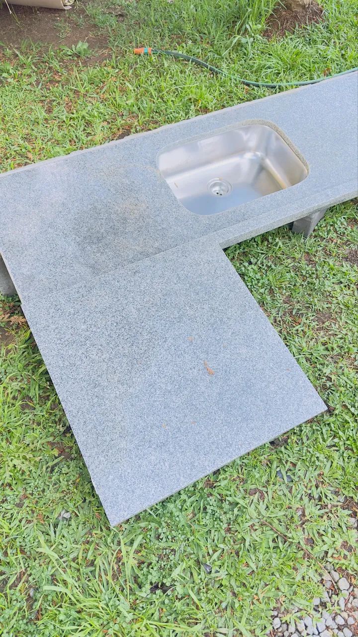 Pedra para pia com Cuba - Foto 2