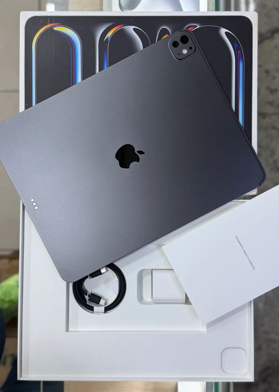 Ipad pro m5 13 polegadas 256gb garantia Apple até: 21/05/2027, bateria 100% LOJA FÍSICA
