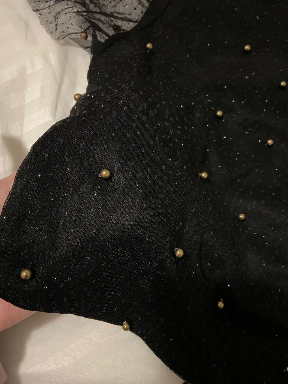 Blusa Preta Brilho - Foto 3
