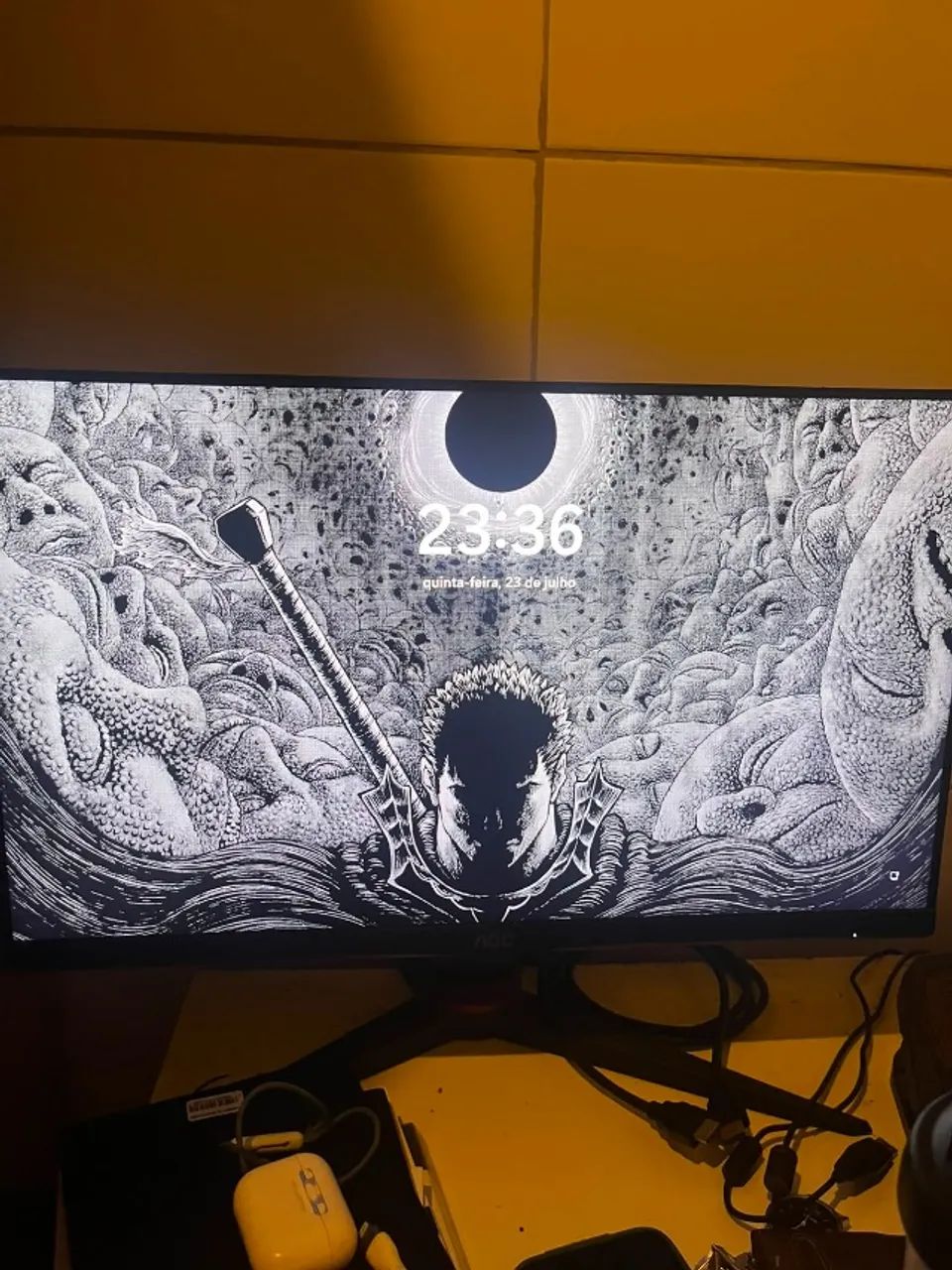 Monitor gamer AOC, 24 polegadas, 75hz - Foto 3