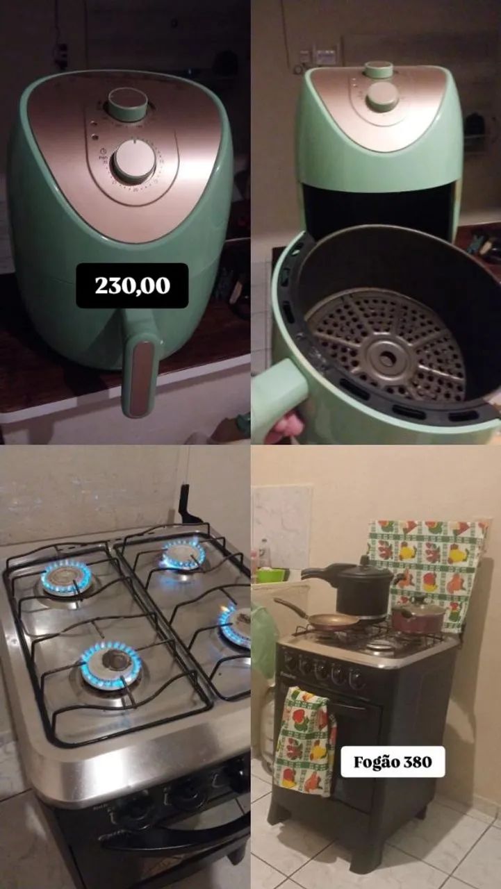 Fogão e airfray 