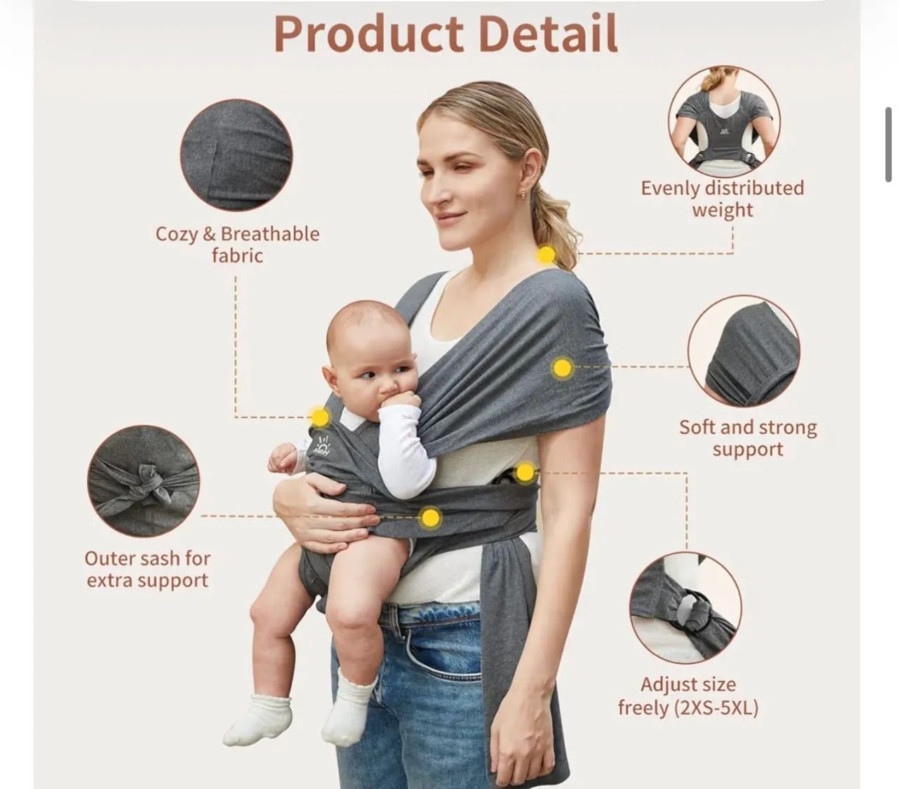 Canguru bebê pano comprado nos EUA