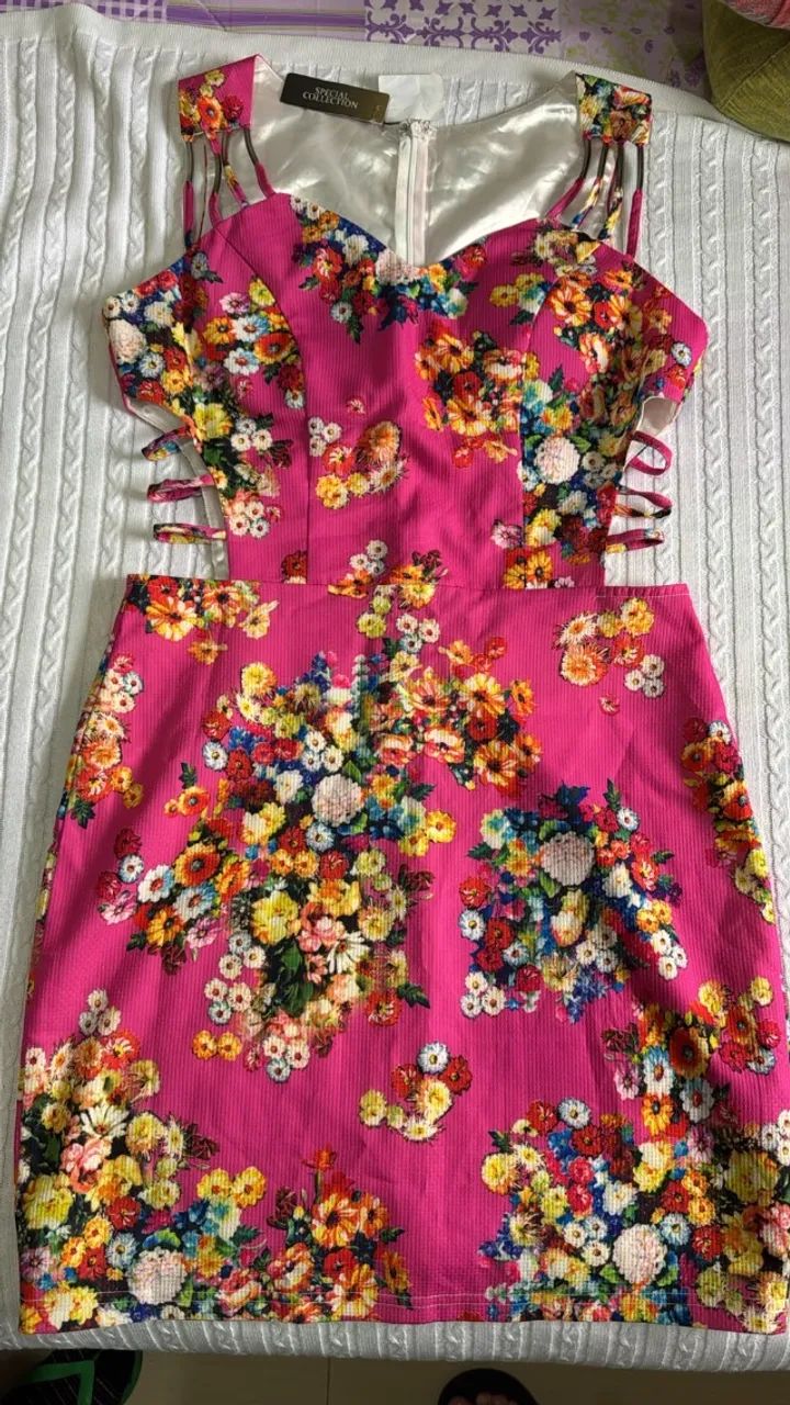 Vestido Presage estampado com bojo - Foto 2