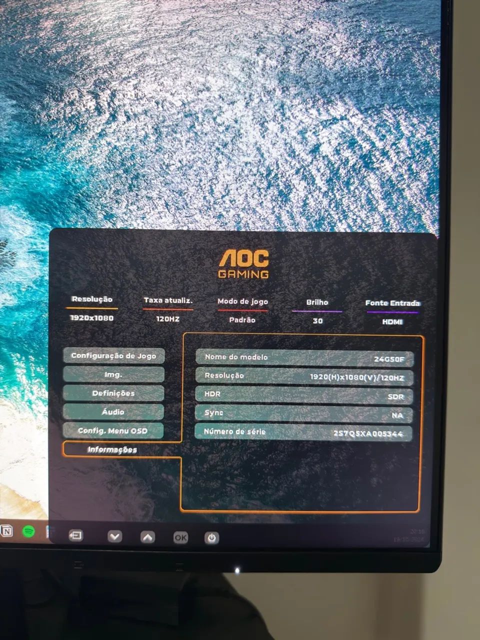 Monitor AOC Gaming 24 polegadas 144Hz - Foto 3