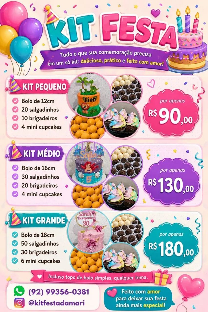 Kit festa nova cidade