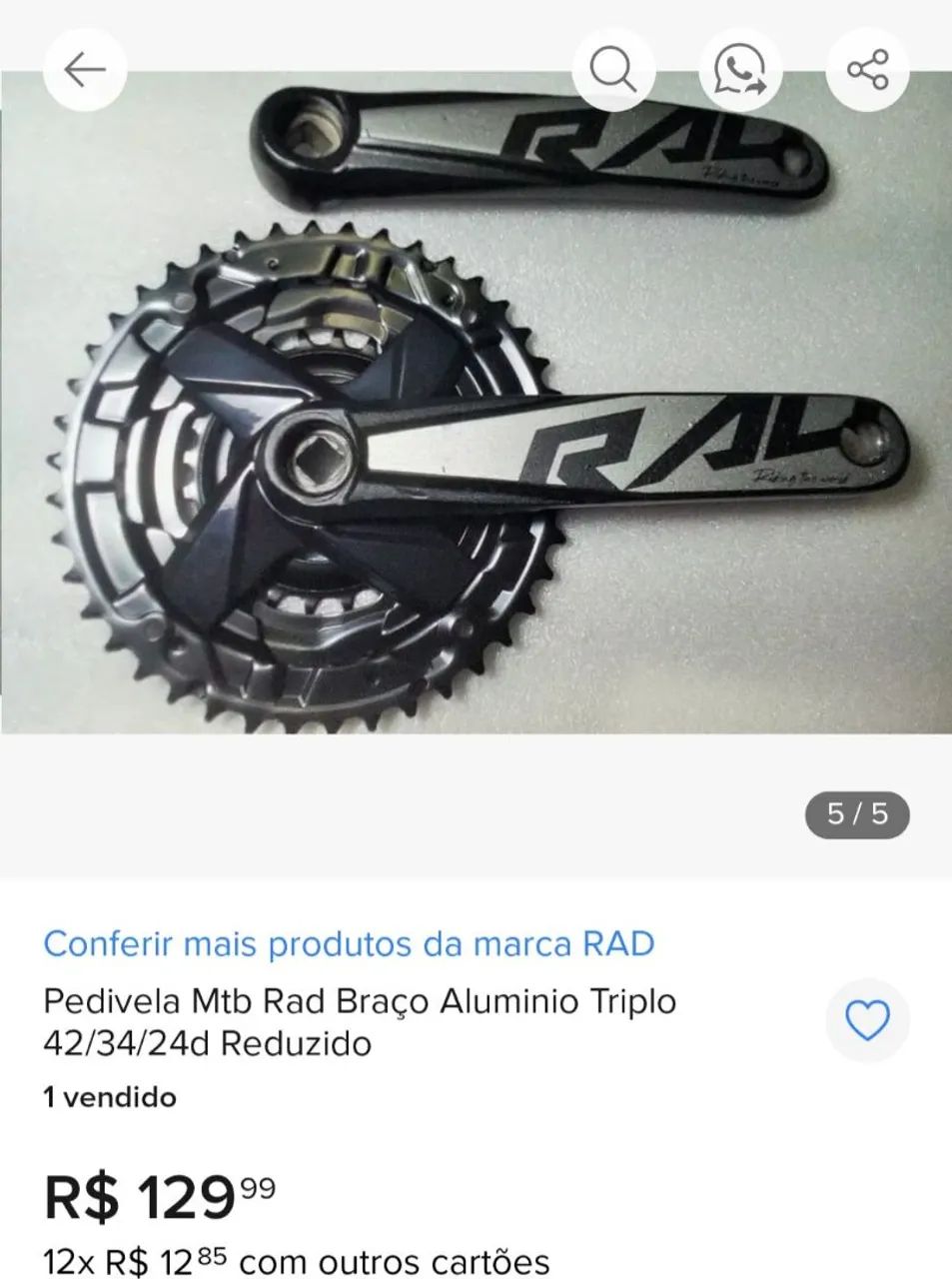 Pedivela Rad bike mtb - Foto 3