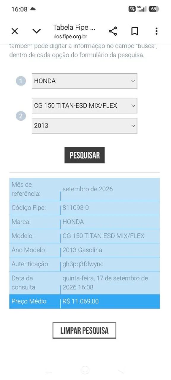 CG 150 ESD FLEX R$ 8.990,00 - Foto 5