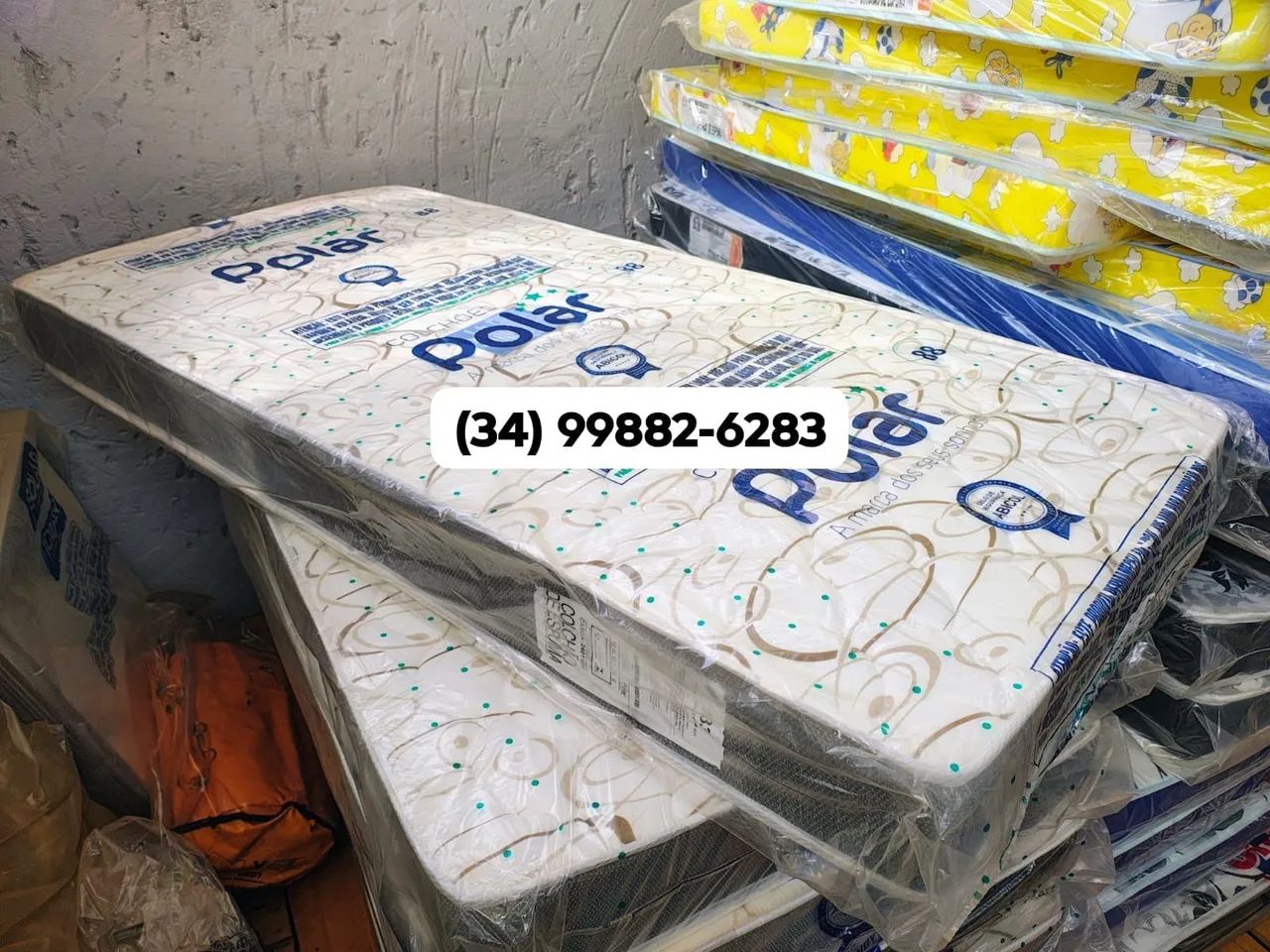 Colchão D33 Solteiro Polar com Entrega Grátis 