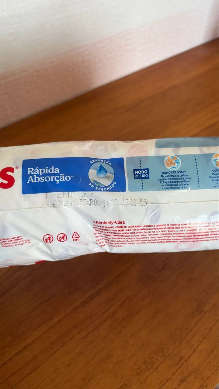 FRALDA HUGGIES RÁPIDA ABSORÇÃO M- 42U - Foto 2
