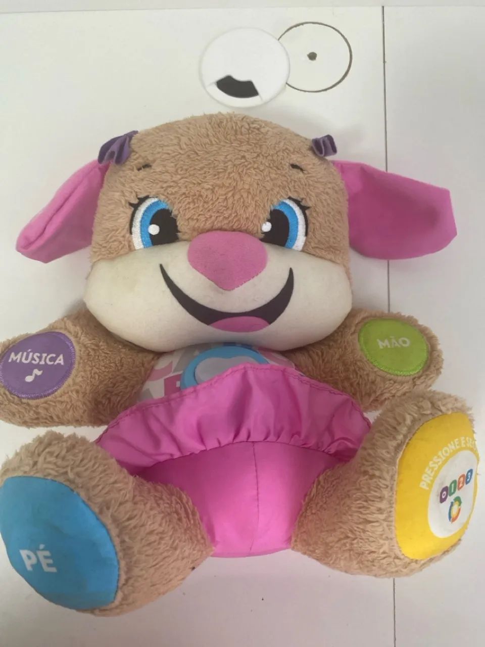 Pelúcia irmã do cachorrinho