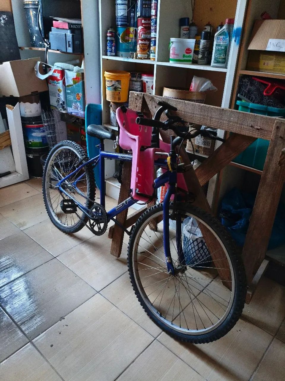 Bicicleta com cadeirinha  - Foto 2