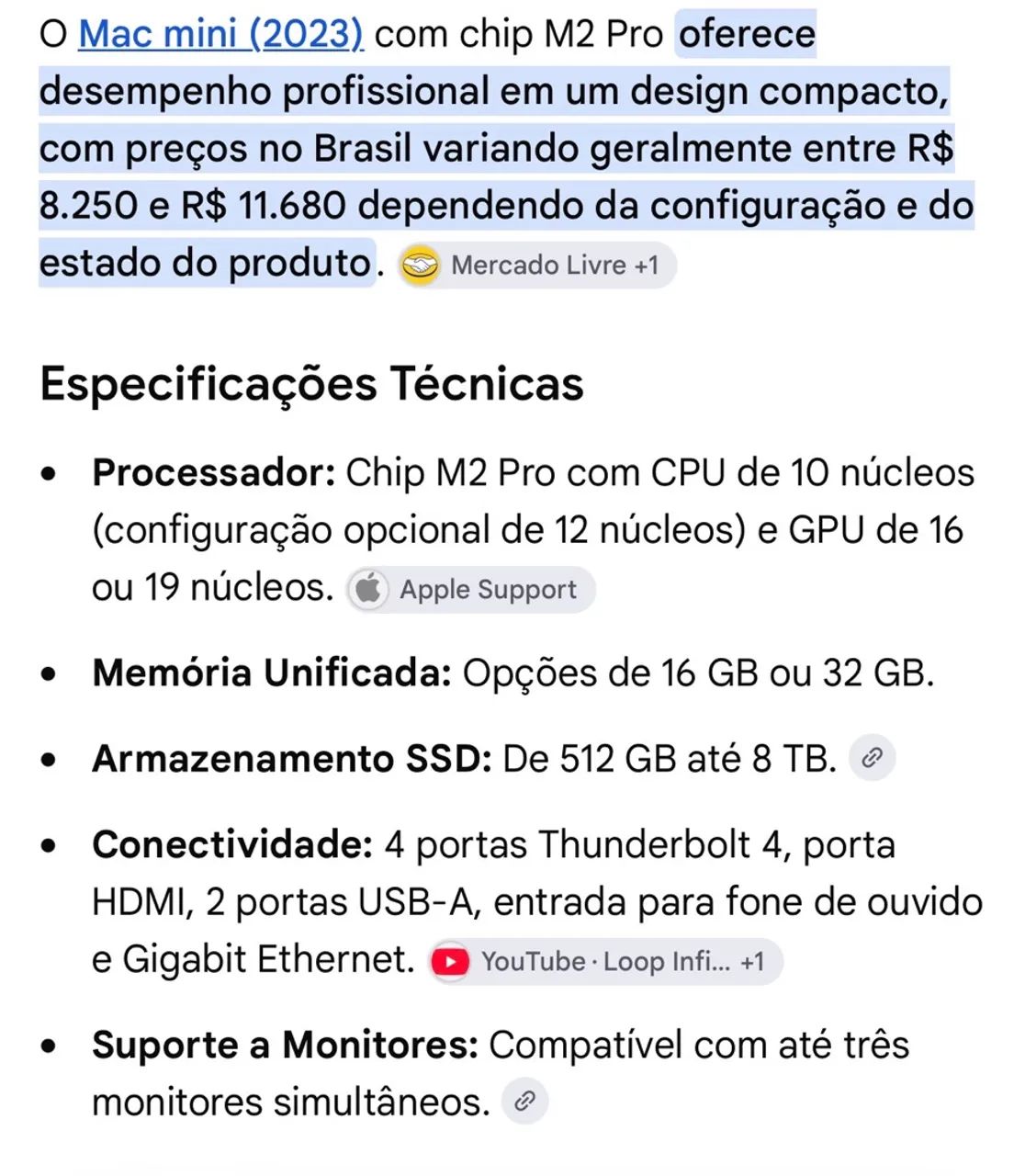 Mac Mini M2 Pro 16gb 512gb - Foto 4