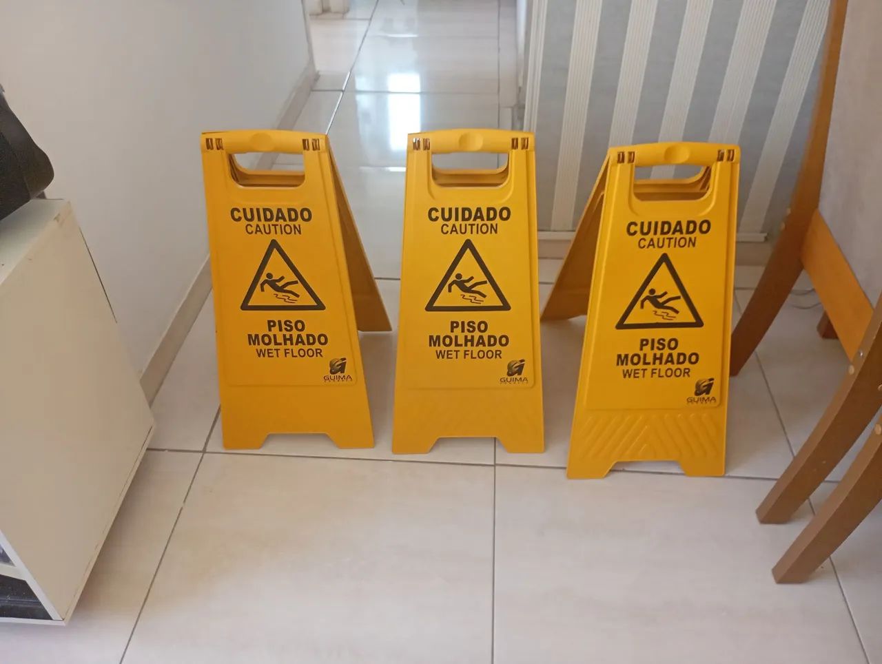 Placas de sinalização 