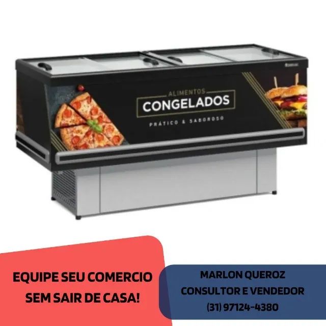 Ilha para Congelados 2M Gelopar Nova
