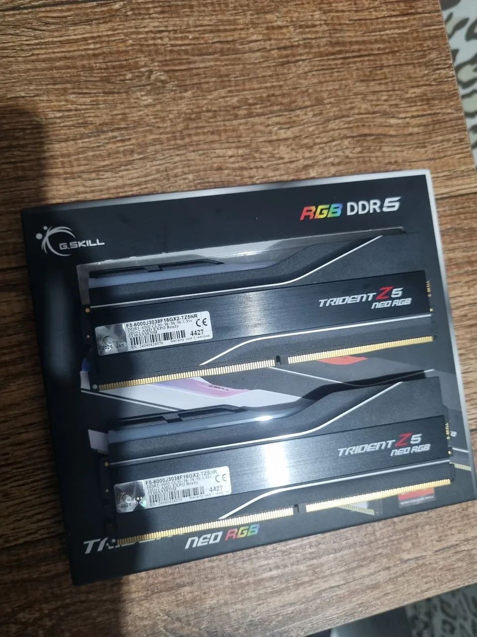 Memória DDR5 G.Skill Trident Z5 NEO RGB, 32GB (2x16GB), 6000MHz