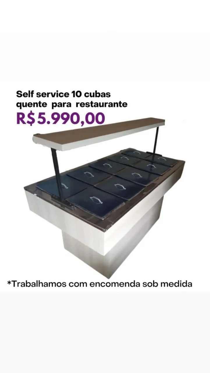 Self service 10 cubas 