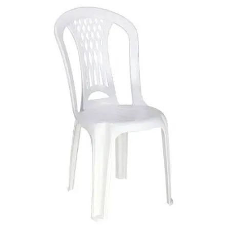 Jogo Plástico 3Mesa Quadrada Branco Com 12Cadeiras 