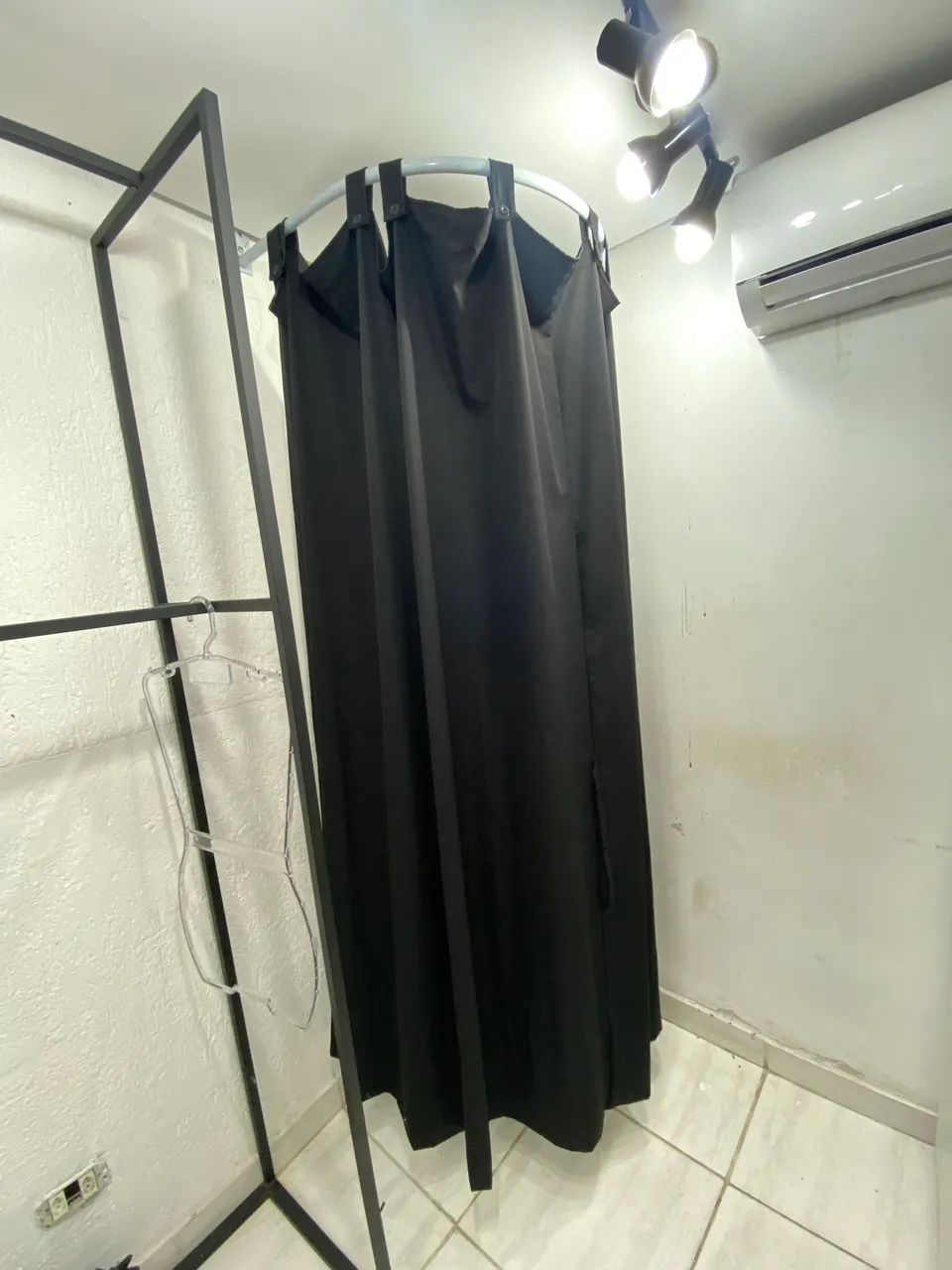 Provador com cortina 