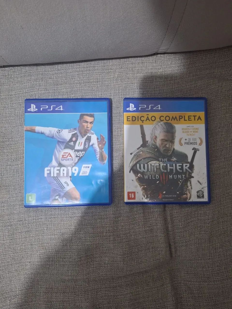 Jogos de PS4. 
