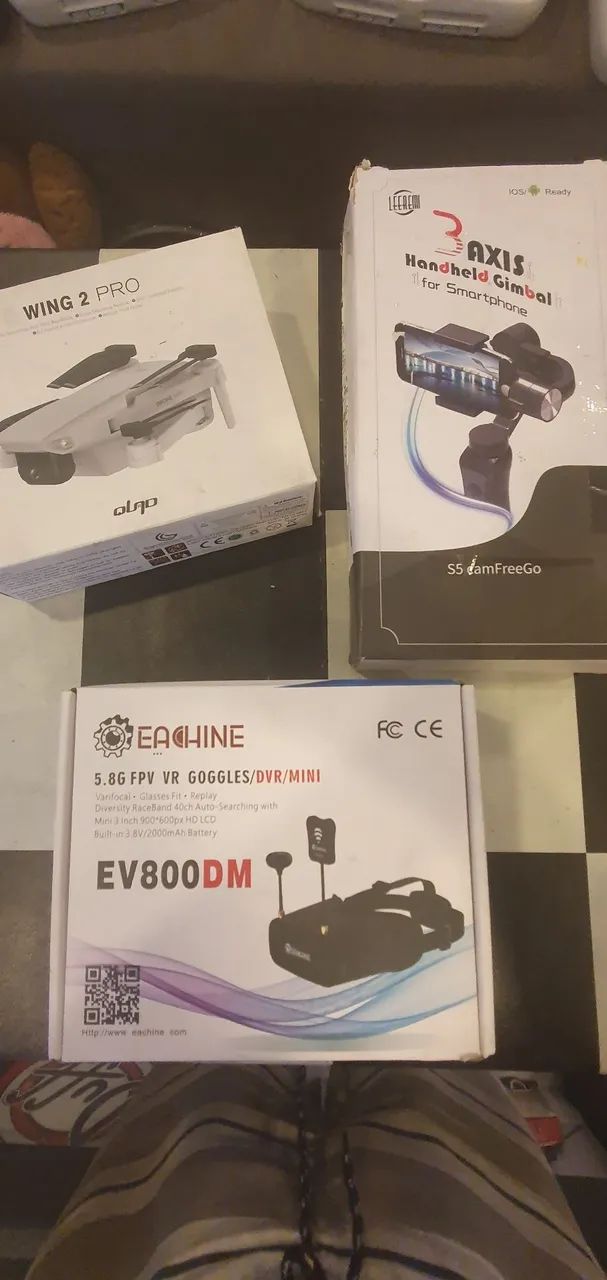 Drone+Óculos Fpv+Gimbal 