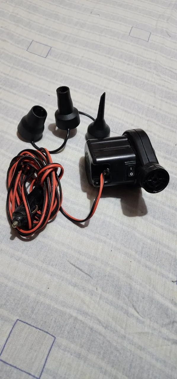 Bomba de encher Colchão/Barco/Bola 12v