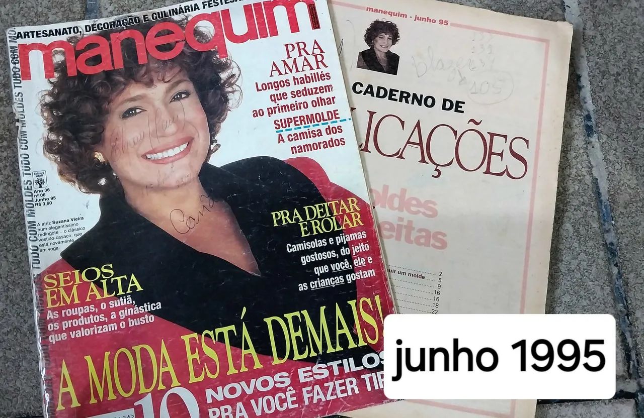 Revista manequim antiga  - Foto 4