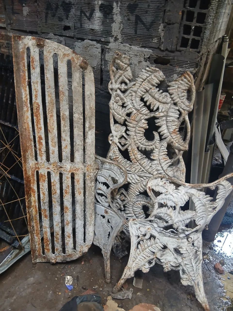 Banco de jardim em ferro fundido  - Foto 3