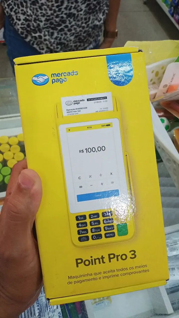 Máquina de cartão nova sem uso. - Foto 2