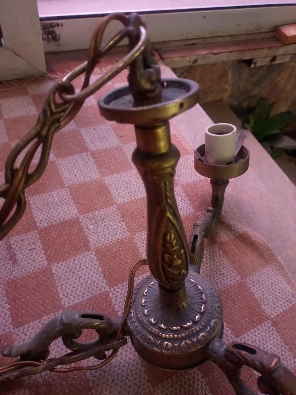 Lustre de bronze  - Foto 3