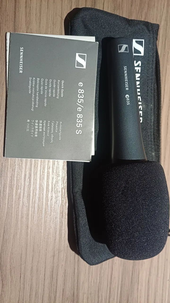 Microfone Sennheiser E 835 novíssimo! - Foto 3